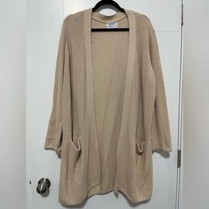 Old Navy tan-coloured cardigan